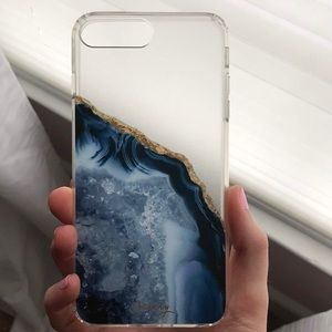 ✨ 6+/7+ Dark Blue Agate iPhone Case ✨